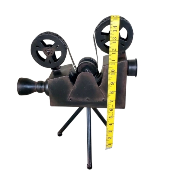 Movie Projector Camera Decor Metal Sculpture. - Picture 5 of 11